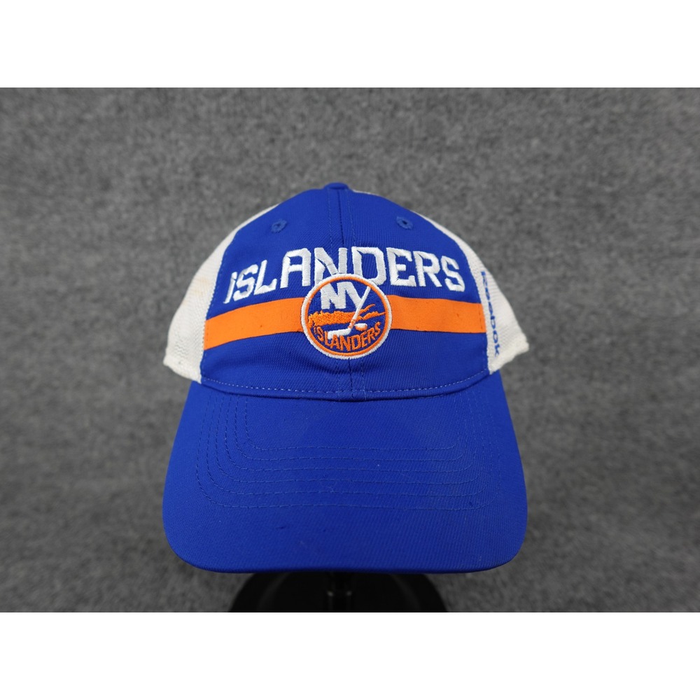 Reebok New York‎ Islanders NHL Center Ice Trucker Hat Mens L/XL Blue EU93Z NWT